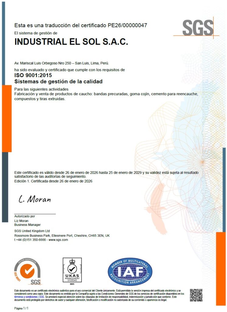 certificado iso
